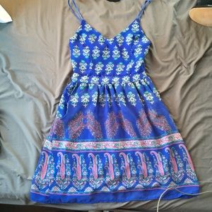 Francesca’s Paisley Blue Sundress